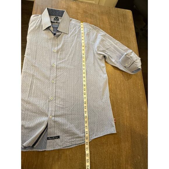 ENGLISH LAUNDRY Blue Cotton/Spandex Button Down Shirt 17 1/2 XXL 2XL - Picture 11 of 11